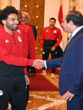 السيسي ومحمد صلاح 
