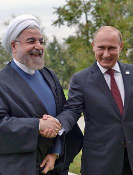 بوتين في ايران 