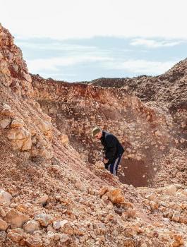 انهيار حجري في جماعين 