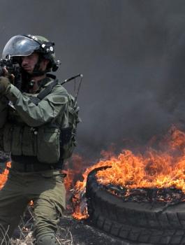 اطلاق النار على شاب فلسطيني في بيت سيرا 
