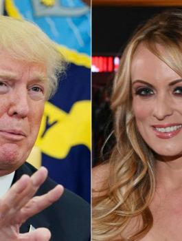 ممثلة اباحية وترامب 