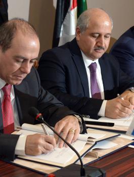 وزير الطاقة الاسرائيلي ونظيره الاردني 