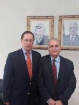 وكيل الخارجية الفلسطينية وسفير روسيا يبحثان تطوير العلاقات بين البلدين