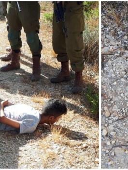 اعتقال فتى فلسطيني 