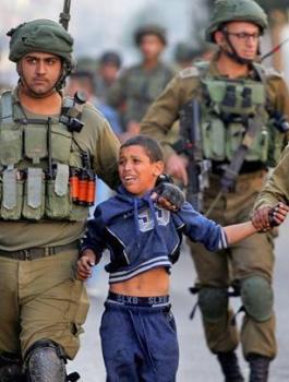 اعتقال اطفال فلسطينيين 