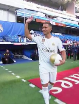 هازارد في ريال مدريد الاسباني 