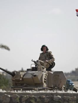 الجيش المصري في سيناء 