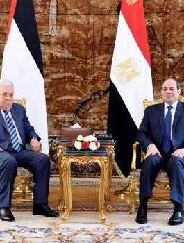 السيسي وعباس 