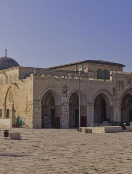 تركيب نظام الاطفاء في المسجد الأقصى 