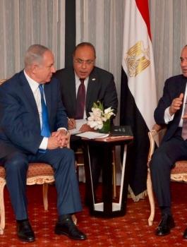 نتنياهو والسيسي 