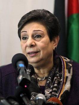 عشراوي تدين قرار إسرائيل إنشاء مستوطنة جديدة 