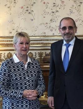 الاردن والسويد والاونروا 