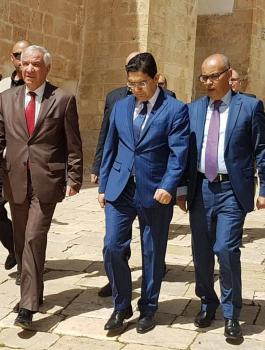 وزير الخارجية المغربي في القدس 