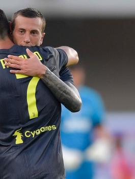 اول مباراة لرونالدو في الدوري الايطالي 