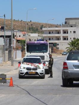 اغلاق حاجز العبيدية 