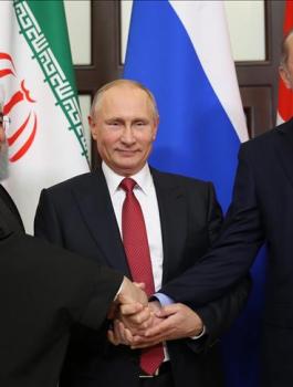 قمة روسية تركية ايرانية 