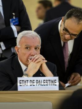 وزير الخارجية الفلسطيني المالكي 