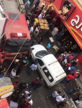 اصابة عامل في انفجار مطعم بجنين 