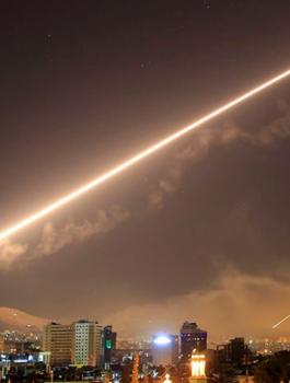 قصف اسرائيلي على حلب السورية 