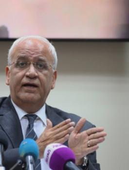 صائب عريقات وقصف غزة 