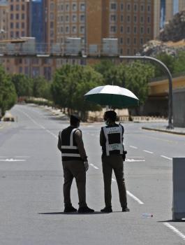 السعودية وحظر التجوال 