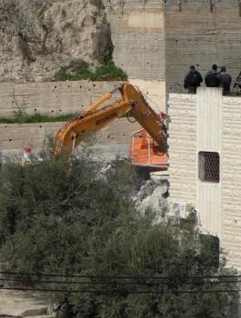 هدم مسجد القعقاع في سلوان 