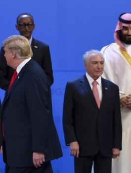 ترامب وبن سلمان  وبوتين  