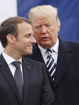 الرئيس الفرنسي وايران 