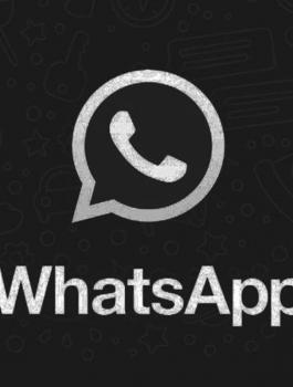 واتساب أسود 