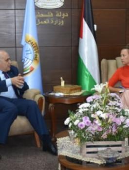 نصر أبو جيش ووفد الماني 