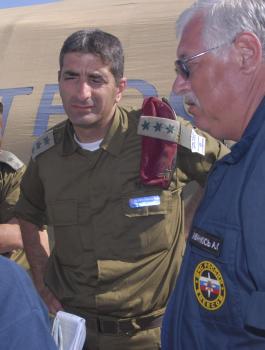 وفد عسكري روسي في اسرائيل 