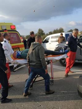 اصابة مواطنين في حوادث سير 