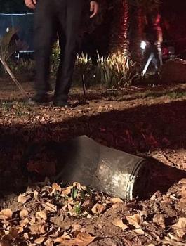 سقوط قذيفة صاروخية في فناء منزل في مستوطنة "شاعر هنجيف" قرب قطاع غزة