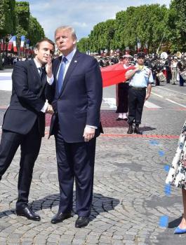 ماكرون وترامب 