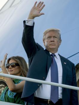 ترامب في اليابان 