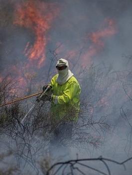 الحرائق في مستوطنات غلاف غزة 