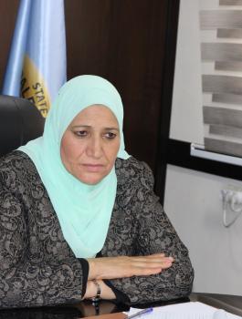 وزيرة شؤون المرأة آمال حماد 