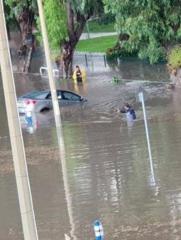 الفيضانات في الداخل المحتل 