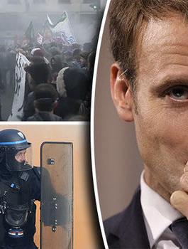 تظاهرات في باريس 