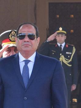 وزير الاوقاف المصري والسيسي 