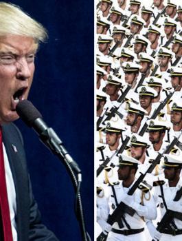 الحرس الثوري الايراني وترامب 