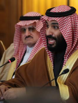 بن سلمان وخاشقجي 