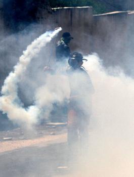 اصابات بالغاز في تقوع 