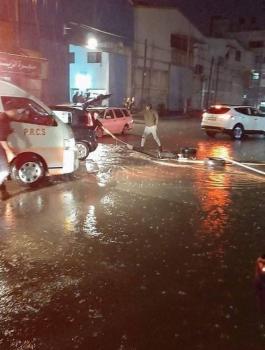 وفاة  طفل بسبب المنخفض الجوي 