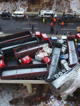 حادث سير في الصين 