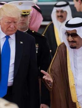الملك سلمان وترامب 