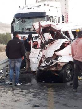 وفاة 7 عمال فلسطينيين في حادث سير 