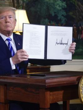 اسعار النفط والانسحاب الامريكي من الاتفاق النووي الايراني 