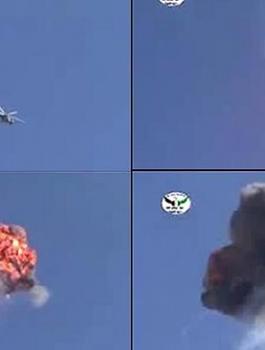 اسقاط طائرة سورية في هضبة الجولان 