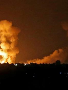 قصف اسرائيلي على غزة 